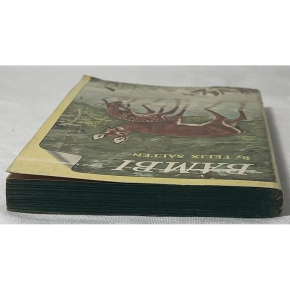 Bambi 1966 Pocket Book 4th Printing Paperback by Felix Salten‎